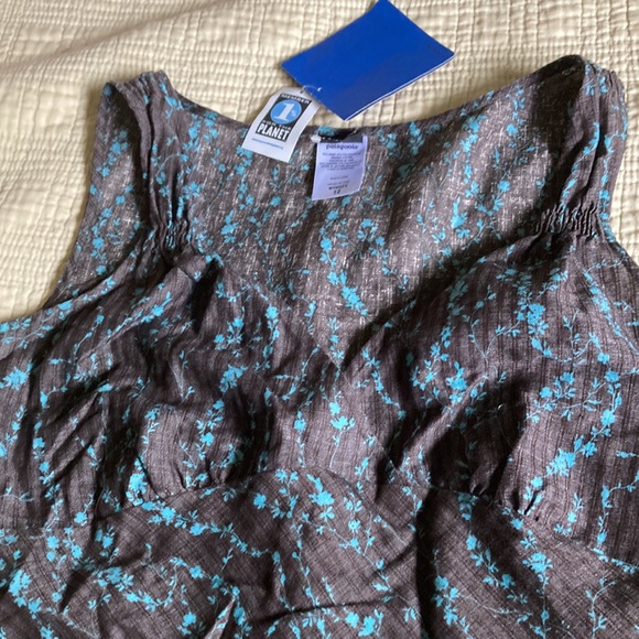 Patagonia Floral Tank Top, Hemptons, High-back Tank Top - Picture 3 of 5